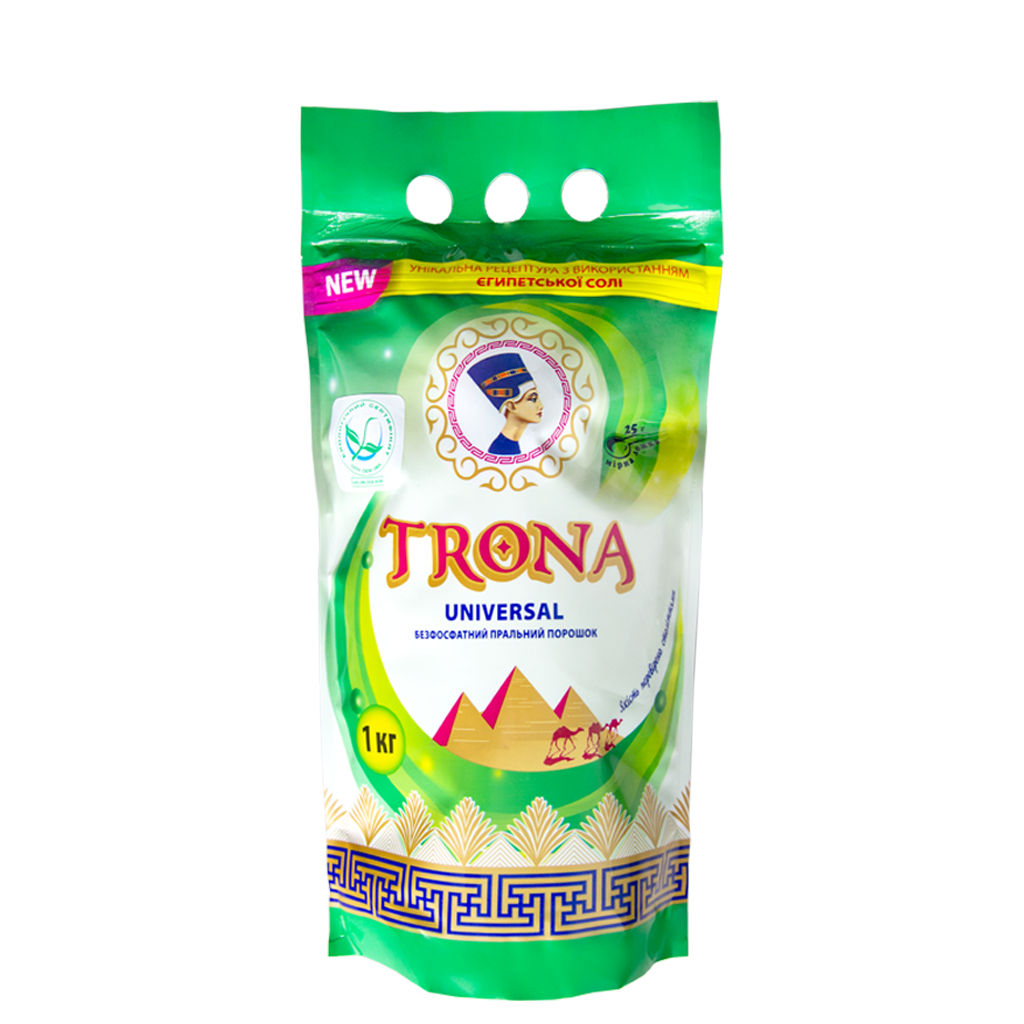 ЕКО Порошок для прання TRONA UNIVERSAL 1,0 кг